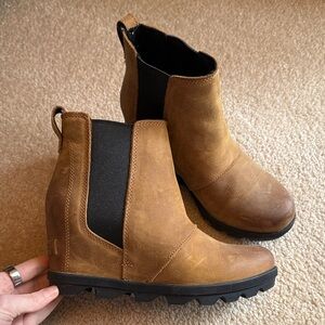 Sorel Tan Ankle Boots